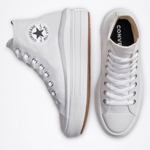 Converse Chuck Taylor All Star Move Platform - Women’s High Top Shoe (White)